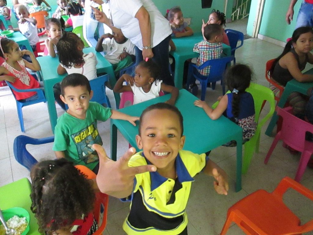 Children at the El Abrigo Foundation